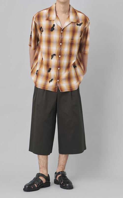 2タッククロップドトラウザー