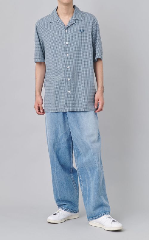 ギンガムチェックショートスリーブシャツ