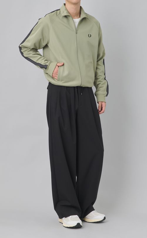 コントラストテープトラックジャケット