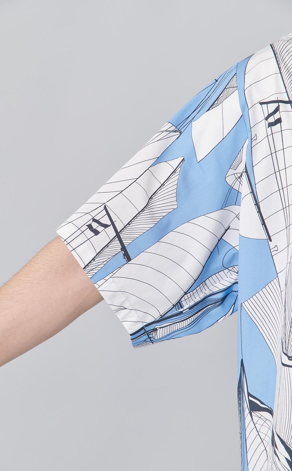 セイルストライプショートスリーブシャツ