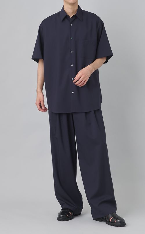 トリプルプリーテッドイージーパンツ