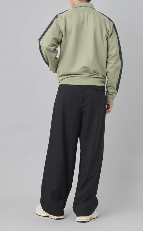 コントラストテープトラックジャケット