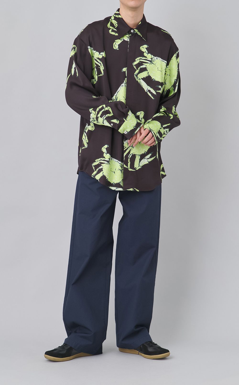 クラブプリントロングスリーブシャツ