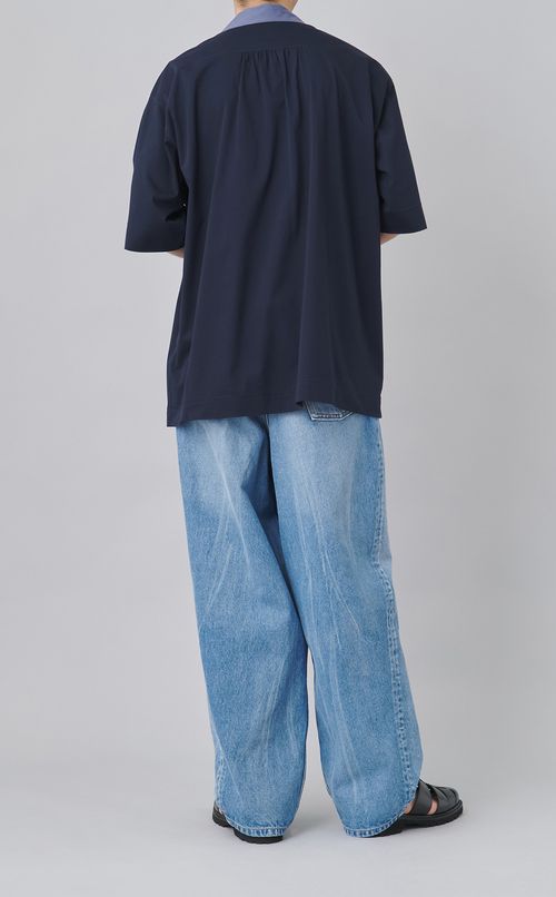 レギュラーカラーショートスリーブシャツ