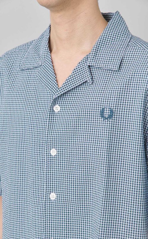 ギンガムチェックショートスリーブシャツ