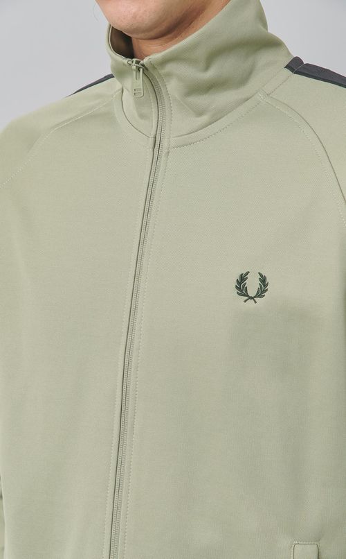 コントラストテープトラックジャケット