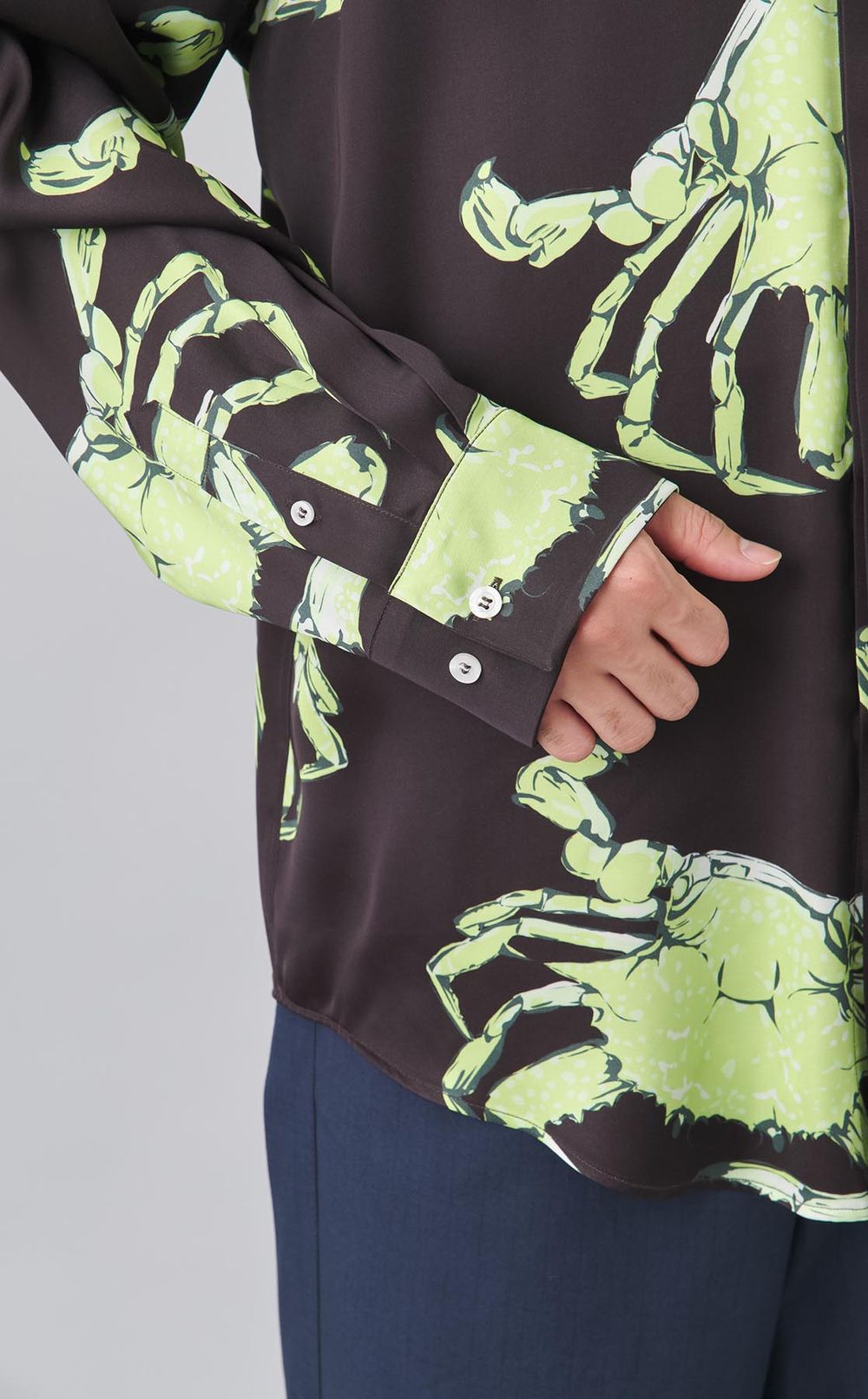 クラブプリントロングスリーブシャツ