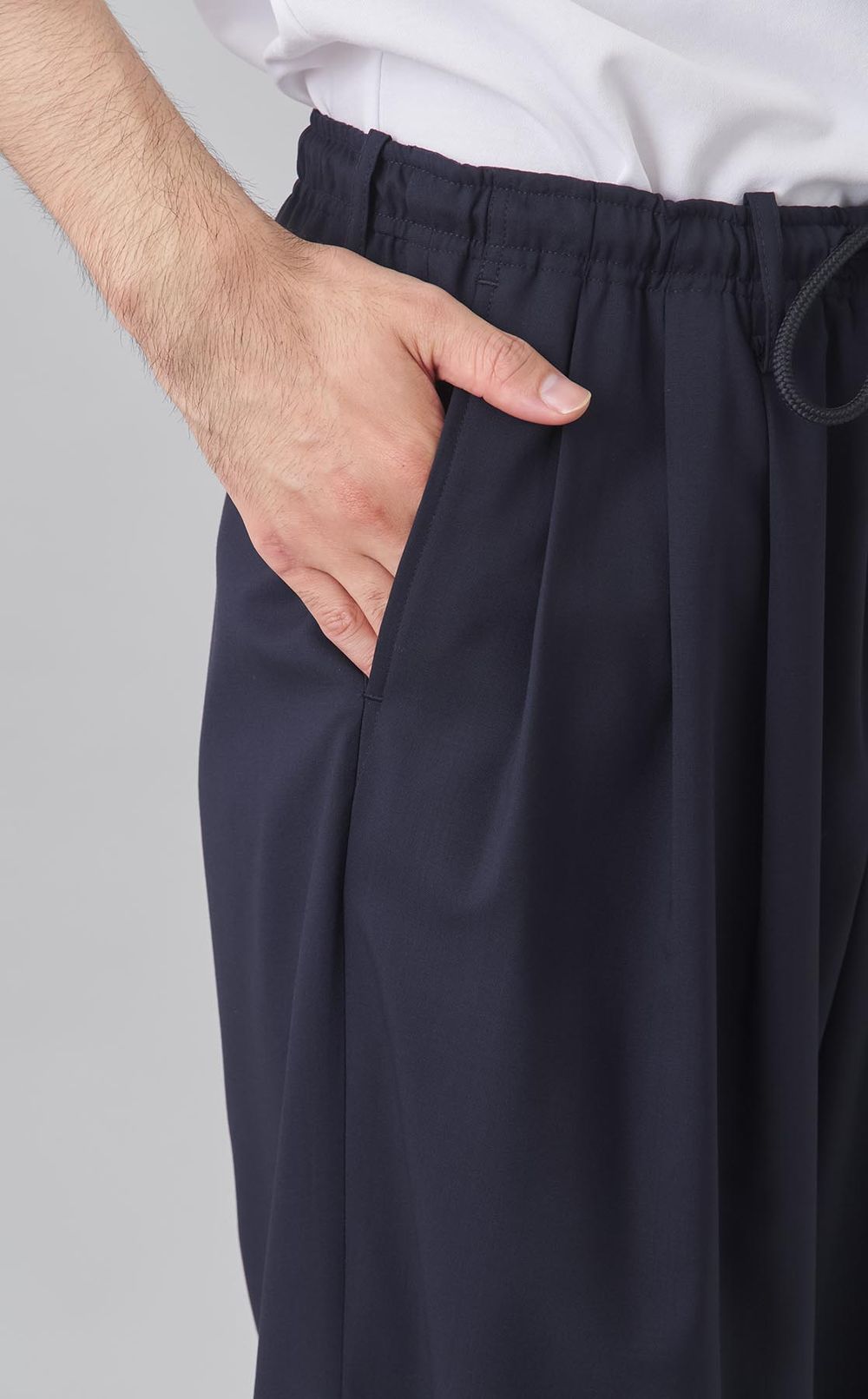 トリプルプリーテッドイージーパンツ