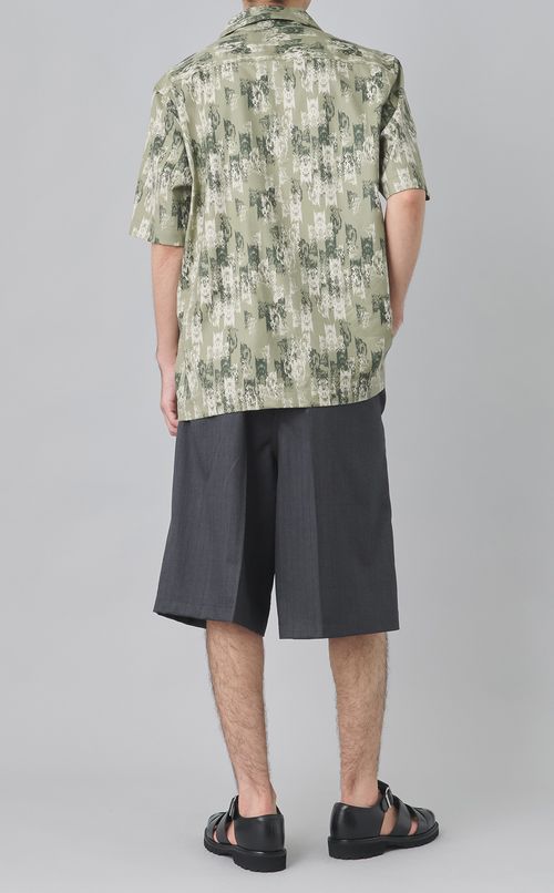 アブストラクトショートスリーブシャツ