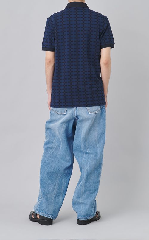 ジャガードプリントシャツ