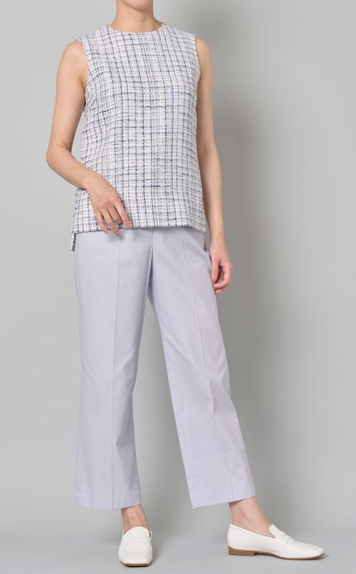 ツイルハイウェストパンツ