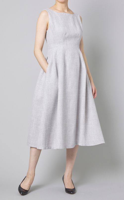 ボレロ付フレアワンピース