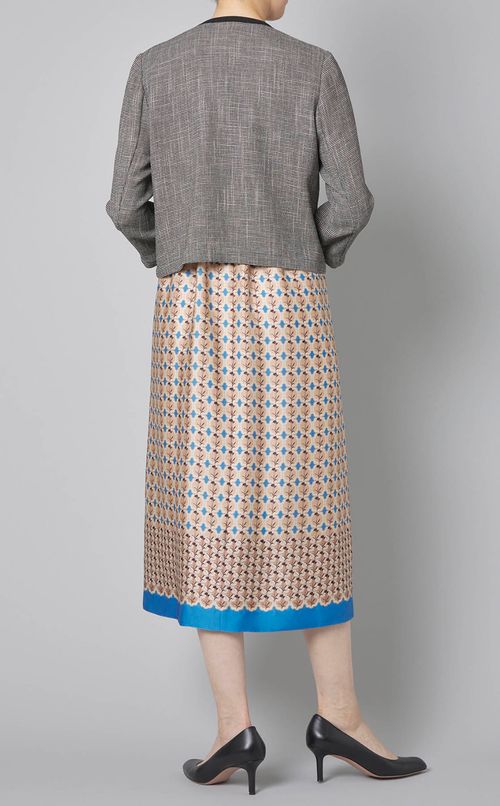 ノーカラークレリックジャケット