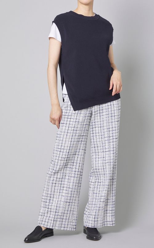 サマーツイードワイドパンツ