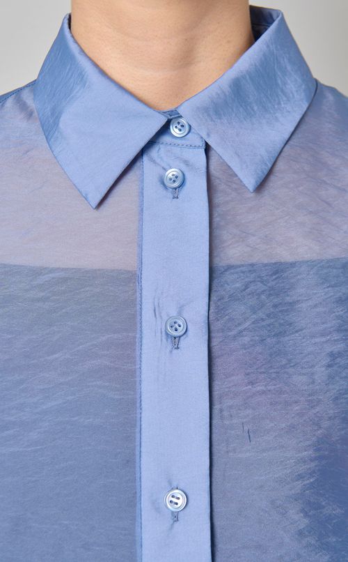 オーガンジーショートブラウス