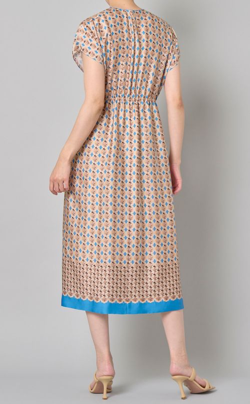 プリントカシュクールワンピース