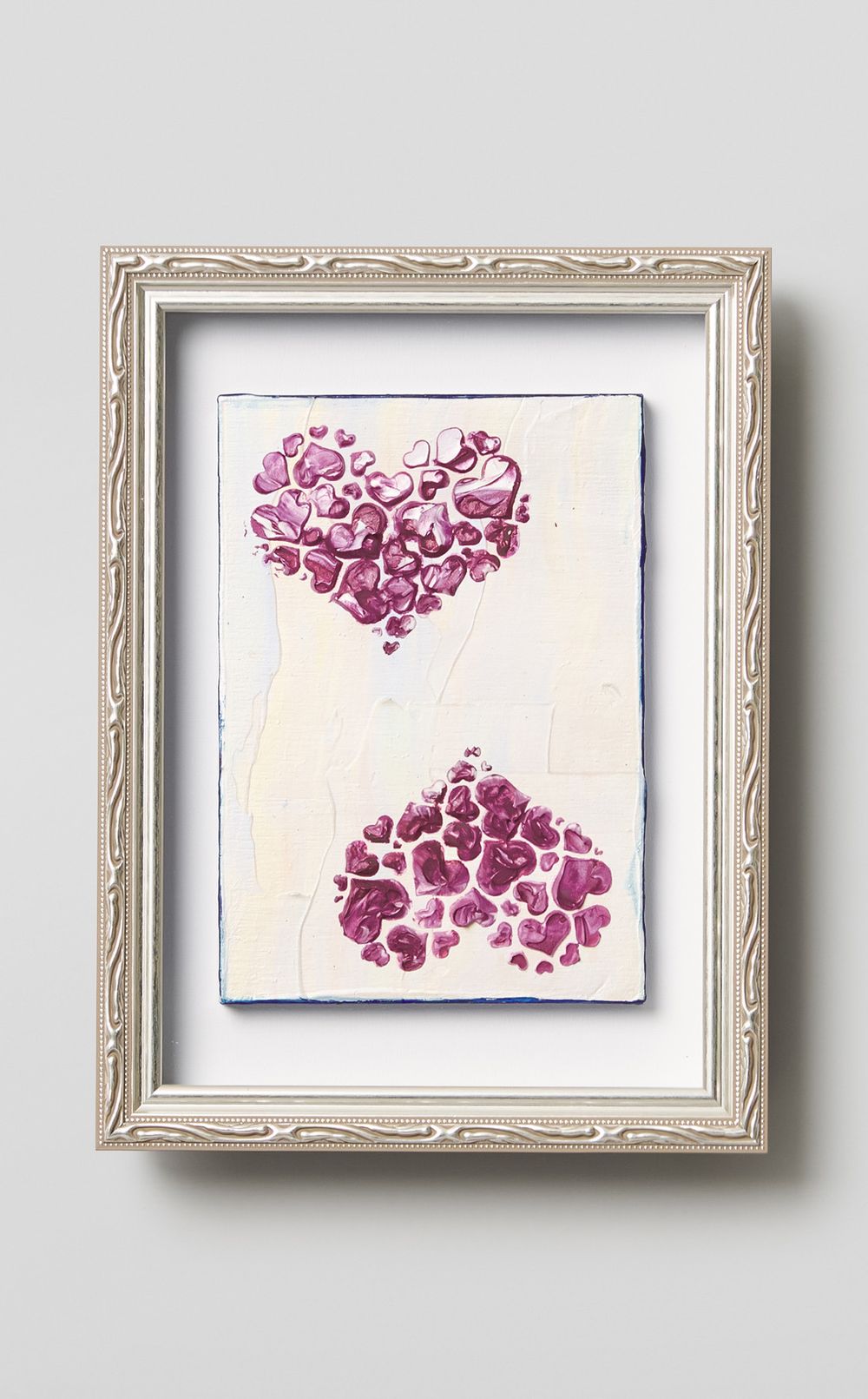 「HEART の文様絵画・ある日の気持ち」