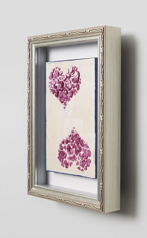 「HEART の文様絵画・ある日の気持ち」