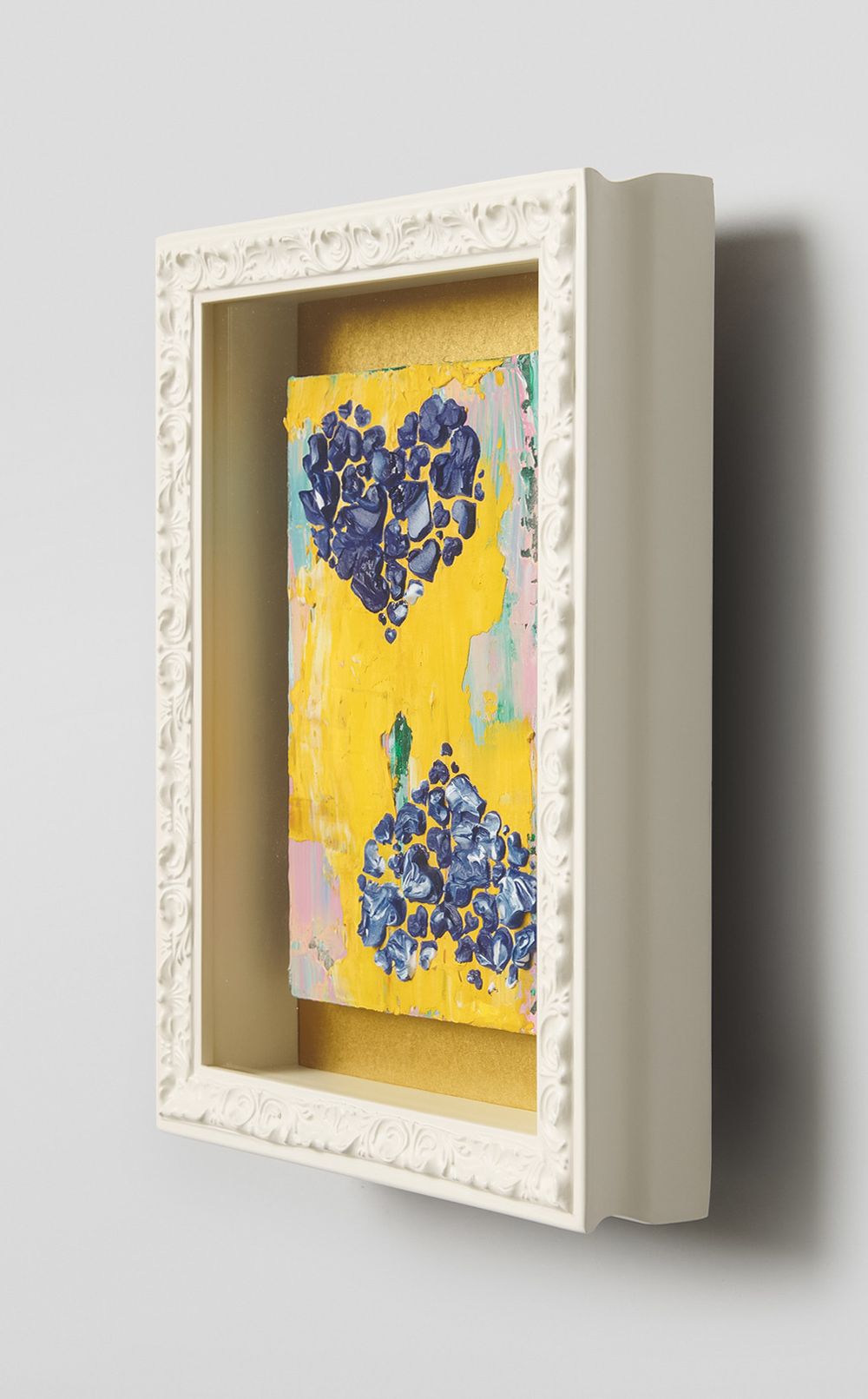 「HEART の文様絵画・ゴッホの色彩のように」