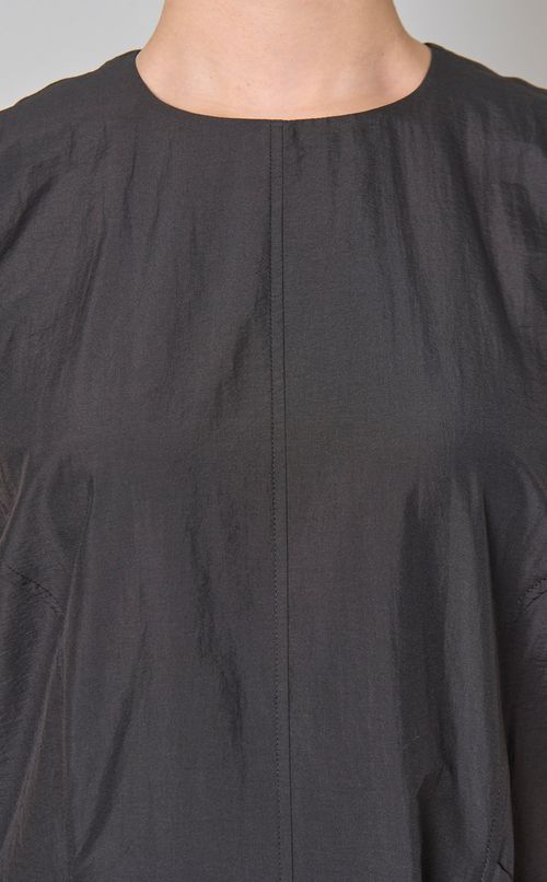 タフタフレンチスリーブワンピース