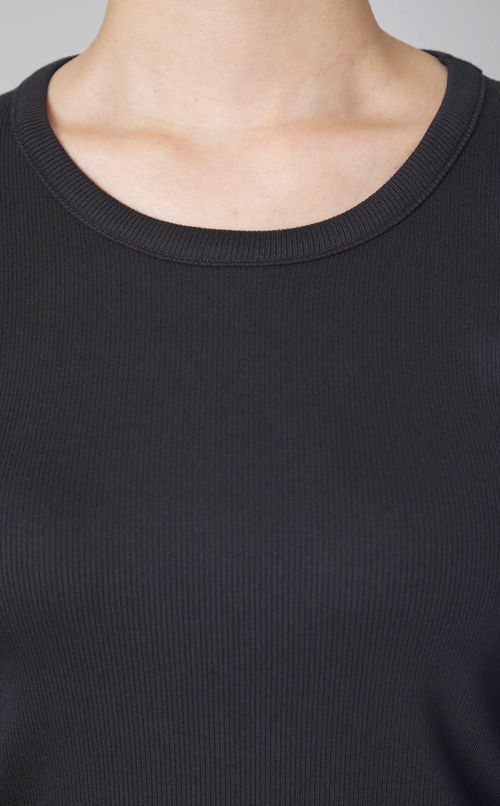 チェックパフスリーブトップス