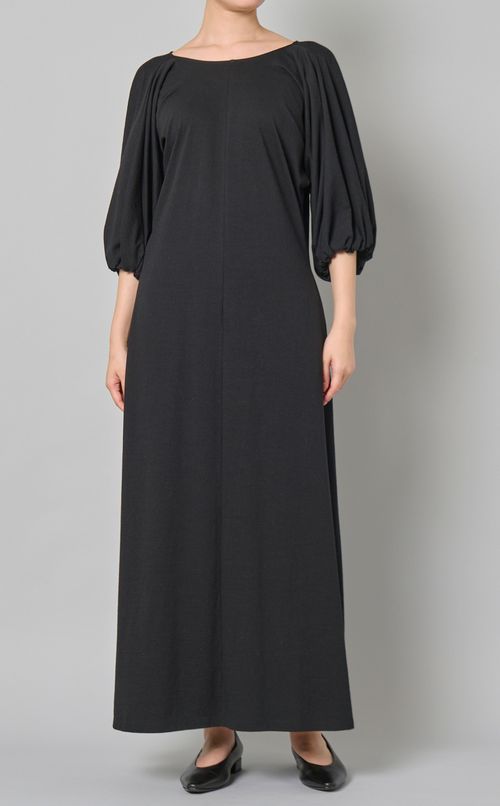 コットンボリュームスリーブワンピース