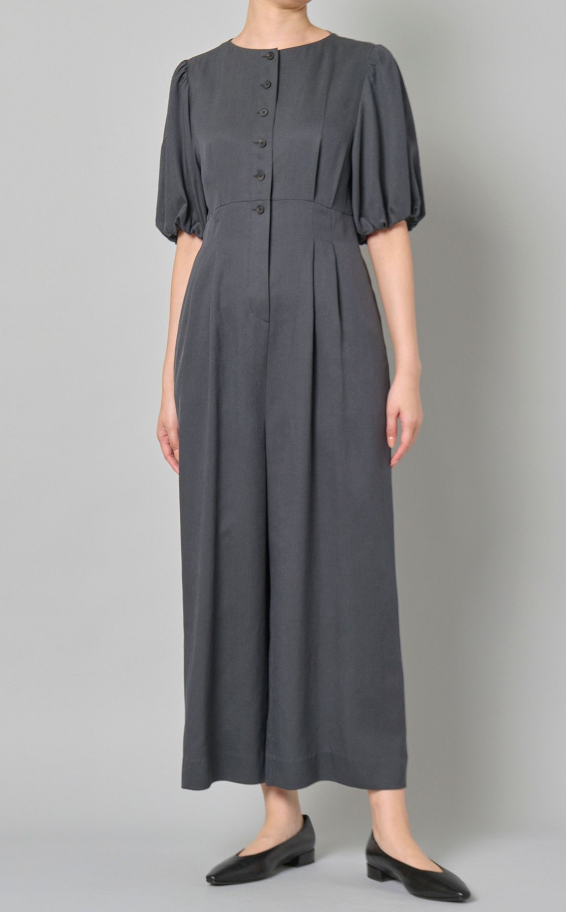 新品未使用 Ballsey セルロースツイル パフスリーブオールインワン