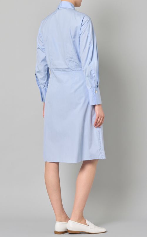 コットンラップシャツワンピース