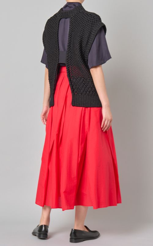 ミックスパターンニットベスト