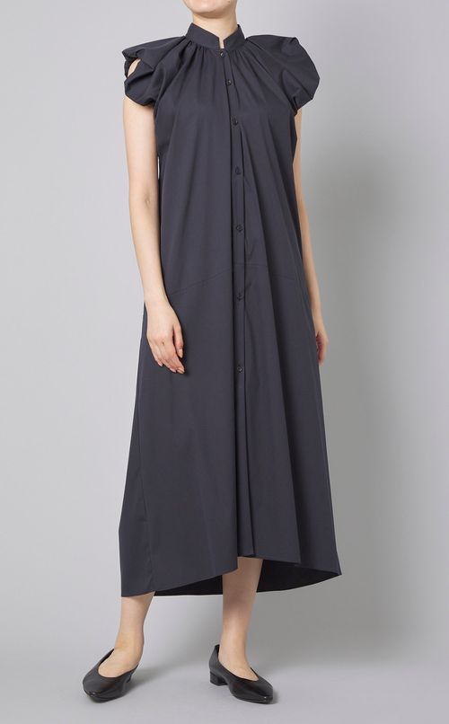 コットントップパフワンピース