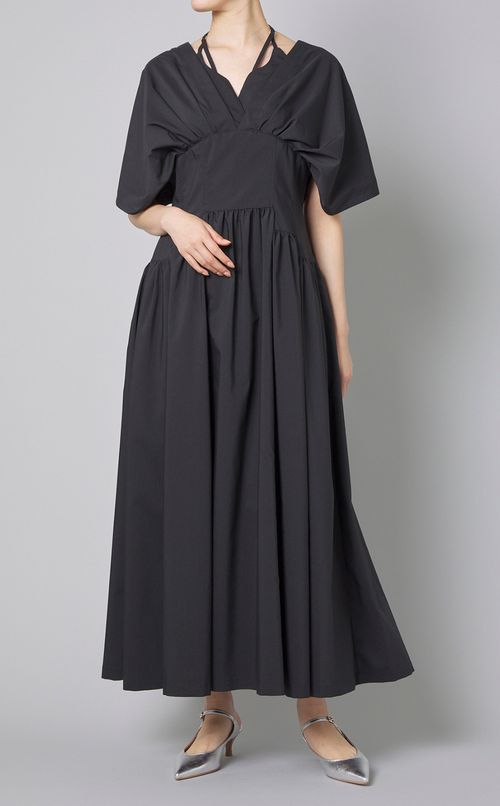 キャミソールレイヤードワンピース