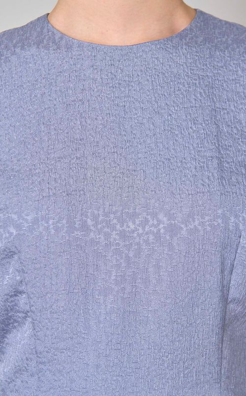 ジャガードショルダーデザインドレス