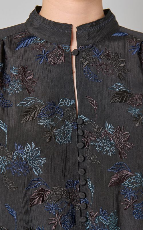 【別注】ボタニカル刺繍ドレス