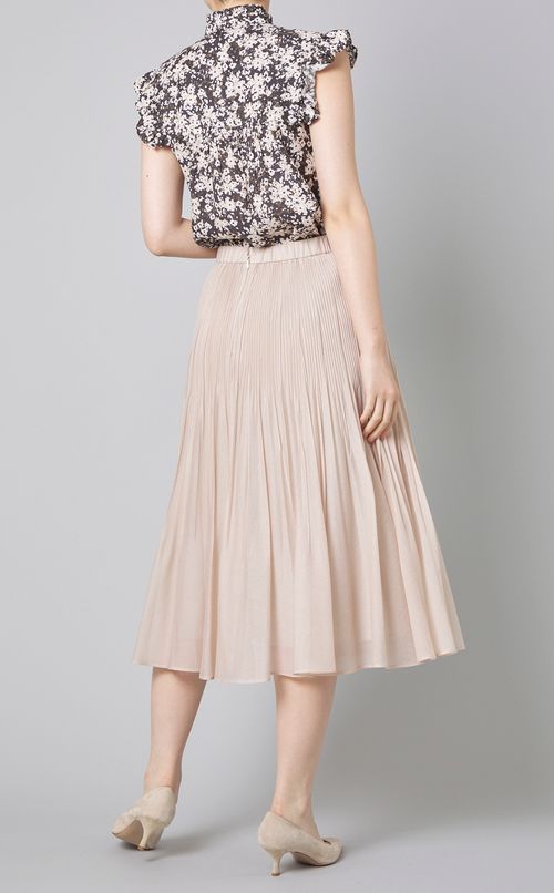 シアーランダムプリーツスカート