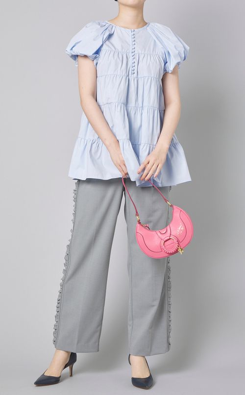 HANAハーフラウンドレザーバッグ