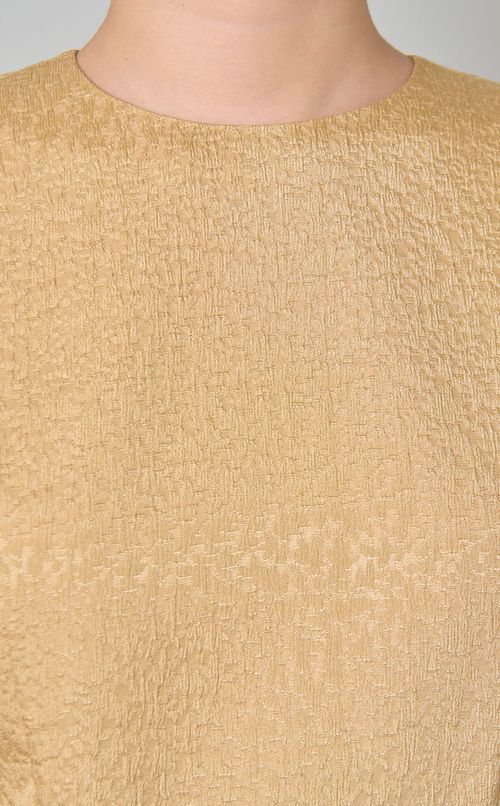 ジャガードショルダーデザインドレス