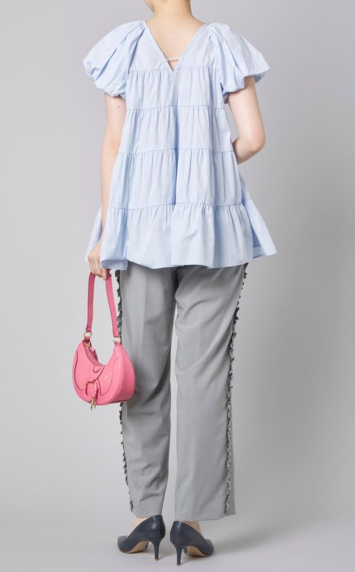 HANAハーフラウンドレザーバッグ