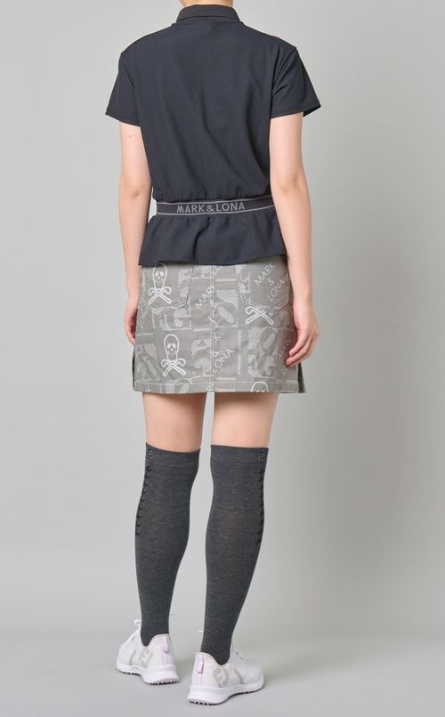 【手洗い可】ハーフジップポロシャツ