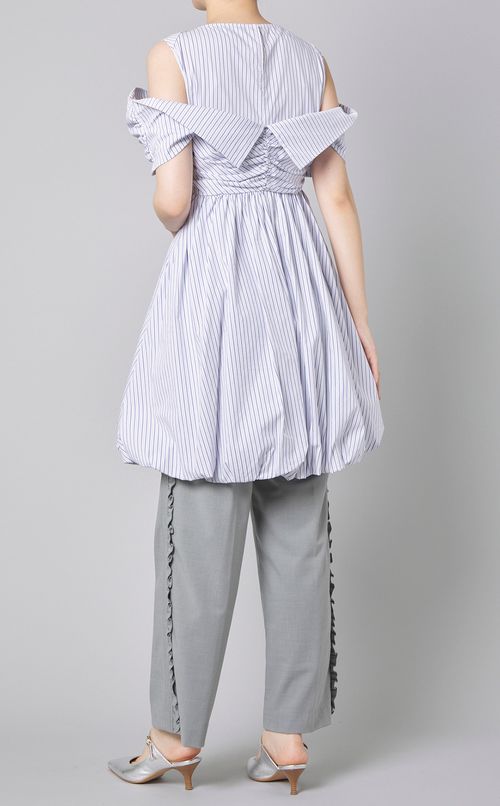 オフショルダーバルーンチュニック