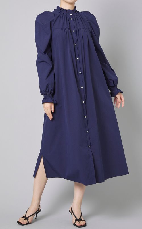 2wayタイプライターギャザードレス