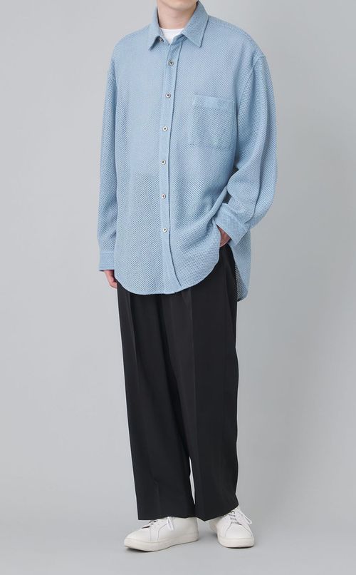 メッシュオーバーシャツ