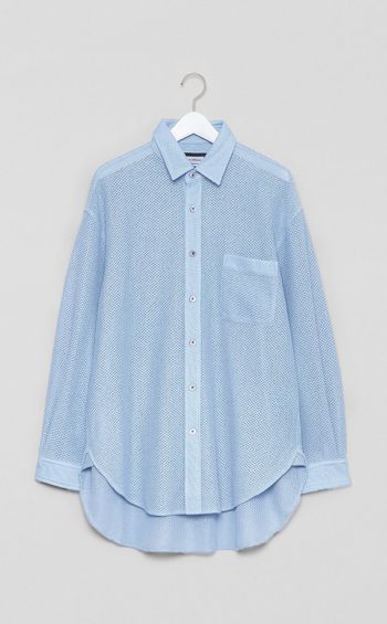 メッシュオーバーシャツ