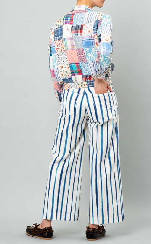 クレイジーパッチワークブルゾン