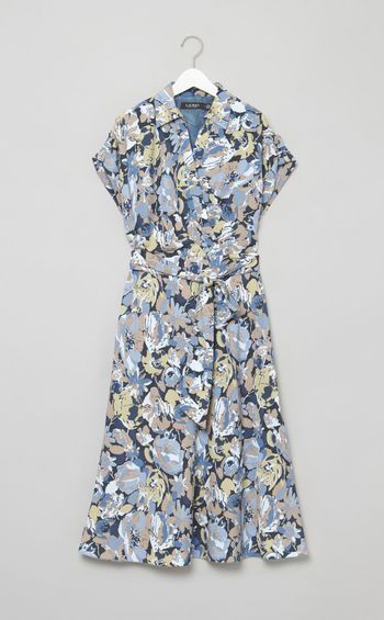 フラワーシフォンワンピース