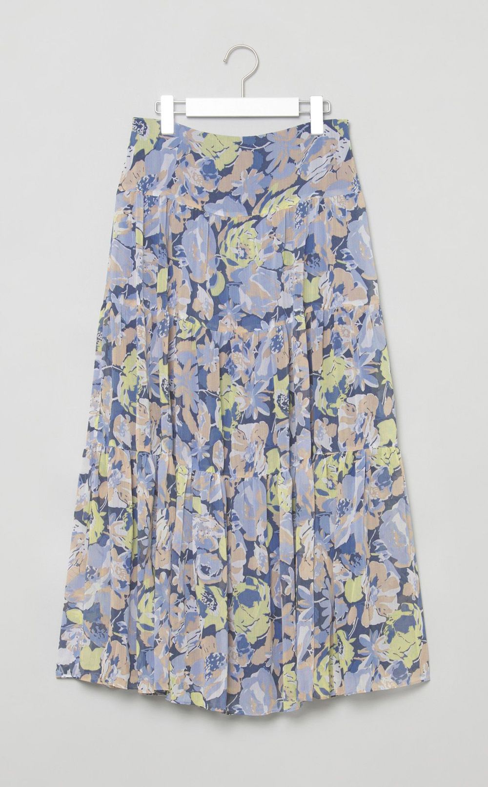 フラワーシフォンスカート