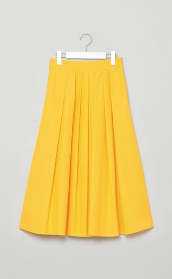 コットンポプリンタックスカート