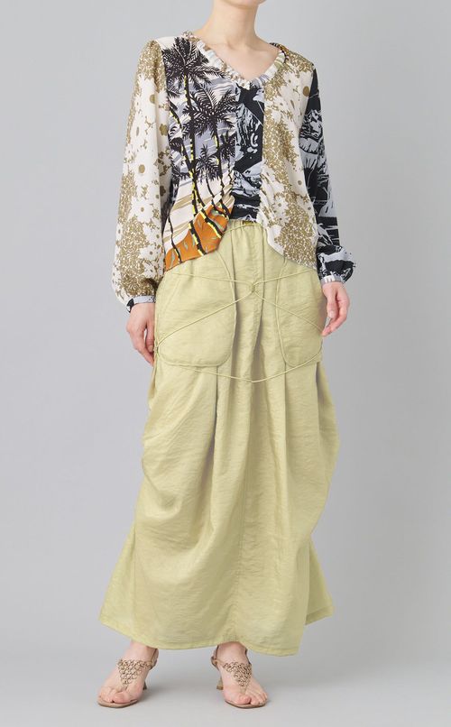 クールナイロンコードスカート