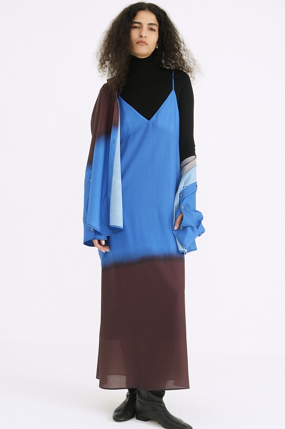 グラデーションキャミソールワンピース