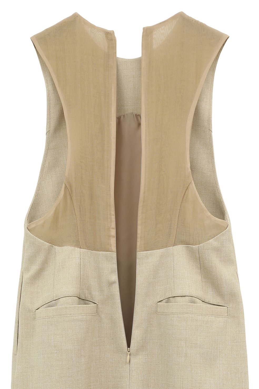 バックシアーマキシワンピース