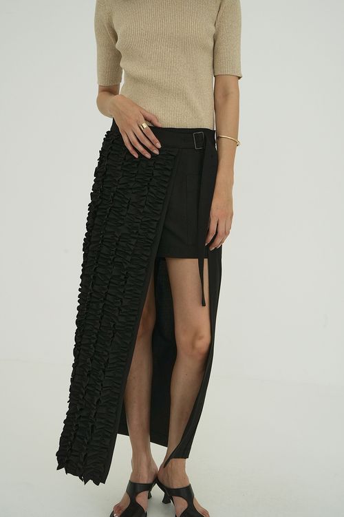 フリルラップスカート